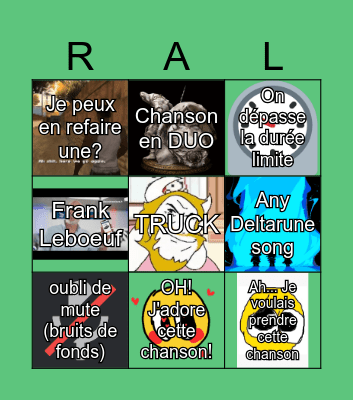 It's TV TIIIIME Bingo Card