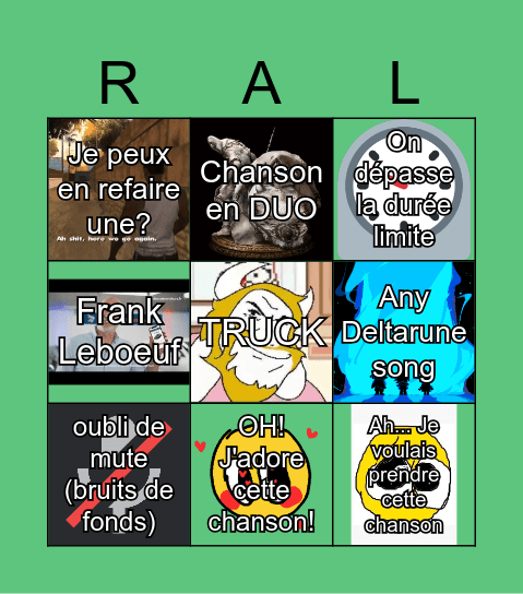 It's TV TIIIIME Bingo Card