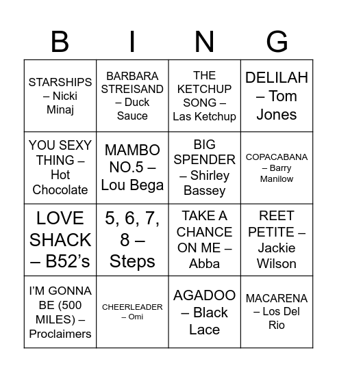 CHEESE-MONGOUS Bingo Card