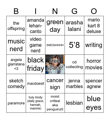 mattea bingo 🩵 Bingo Card