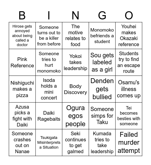 Tetro Blue C1 Bingo Card