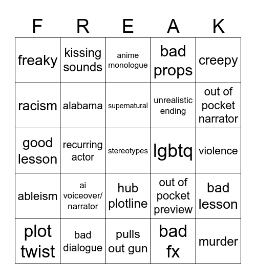 Tomorrow's Teachings Bingo Card