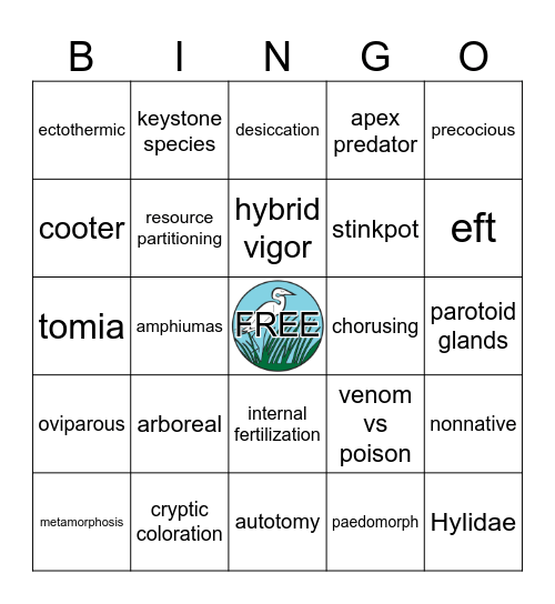 FMNP Freshwater Day 4 Bingo Card