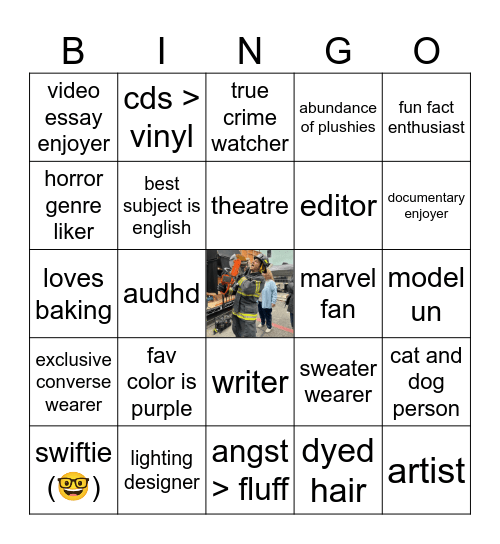 matt Bingo Card