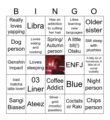 Eirlys Bingo Card