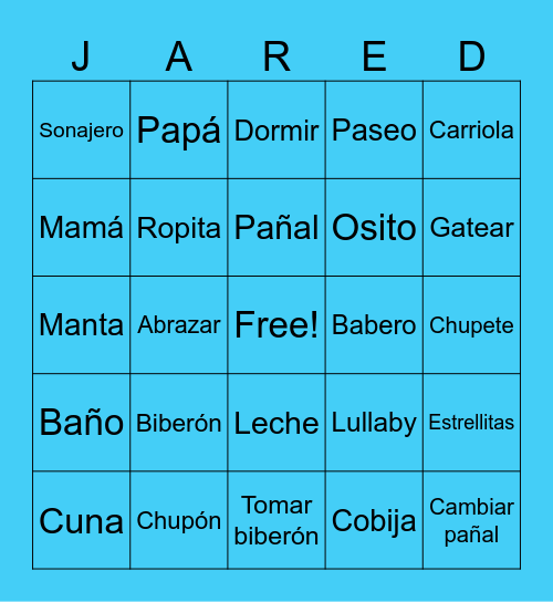 Jared Mael’s Bingo Card