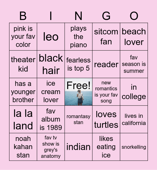 siren bingo! Bingo Card