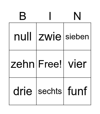 Flag crom Bingo Card