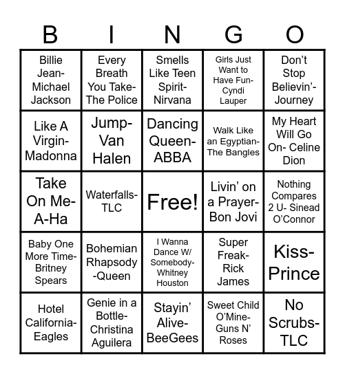 Barb’s Birthday Bingo Card