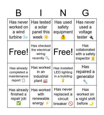 Find someone who Bingo Card