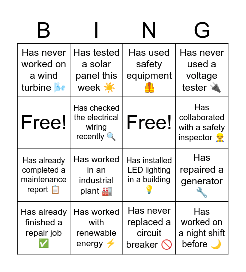 Find someone who Bingo Card