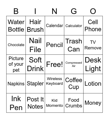 Icebreaker Bingo Card