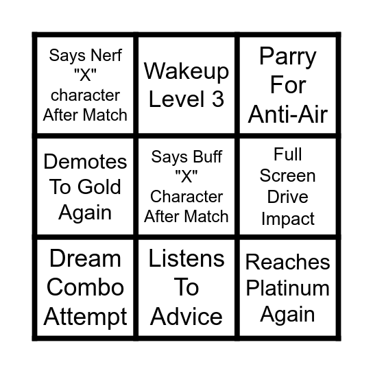 Joshy Ranked BINGO! Bingo Card