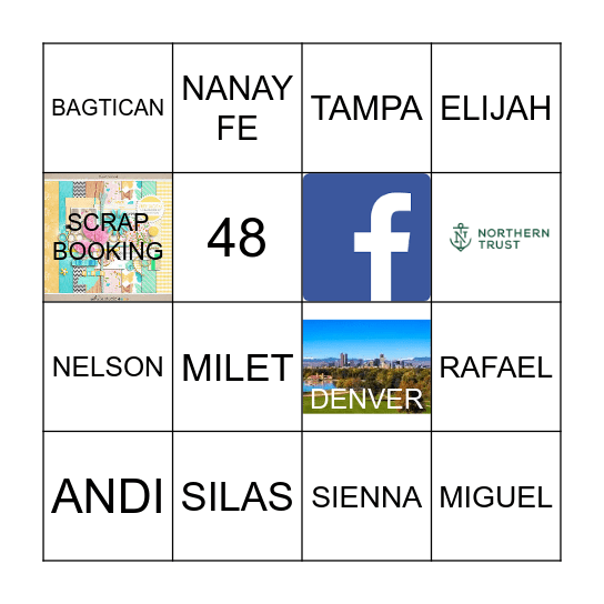 CYNTHIA'S BIRTHDAY BINGO! Bingo Card