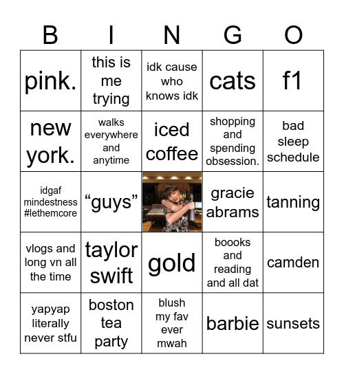 barbs bingo Card