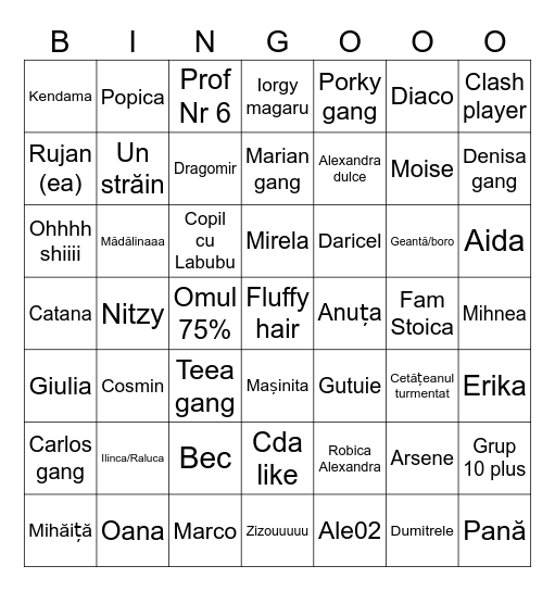 Bâlci CDA Bingo Card