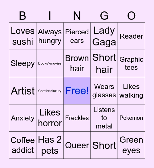 Bingooo Bingo Card