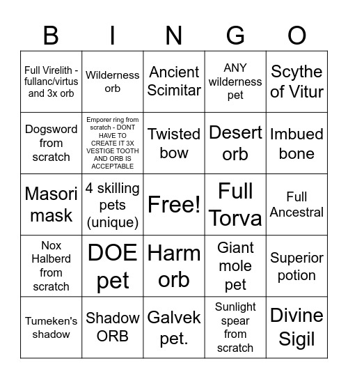 Reason Bingo #1 Bingo Card