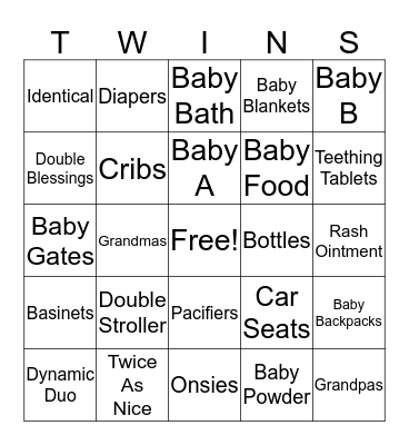 Parmantier Boys! Bingo Card