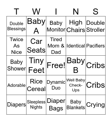 Parmantier Boys! Bingo Card