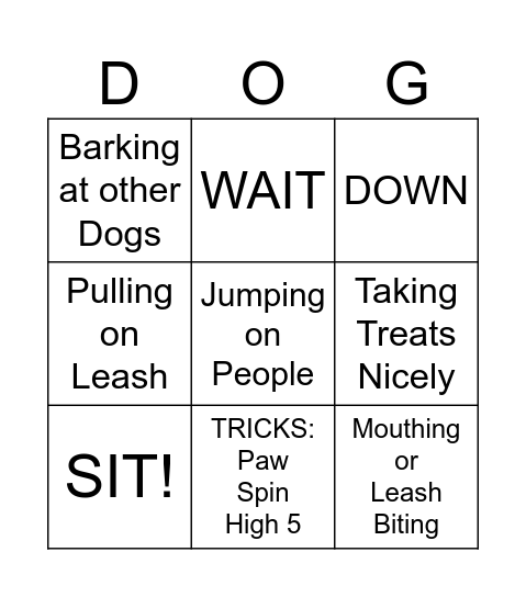 Here's What I am Working On! Bingo Card