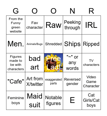 Gooner's bingo Card