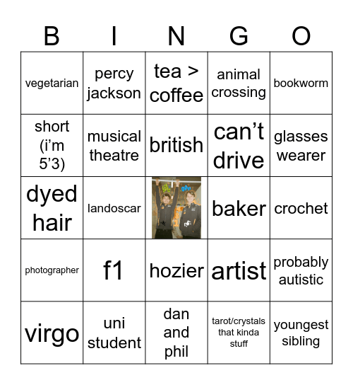 kitkat bingo Card