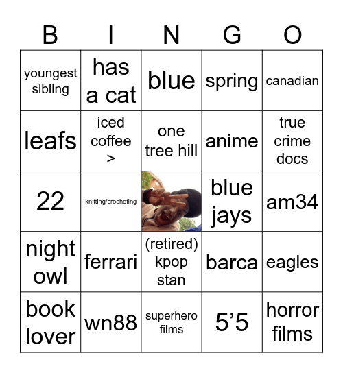 amira bingo Card