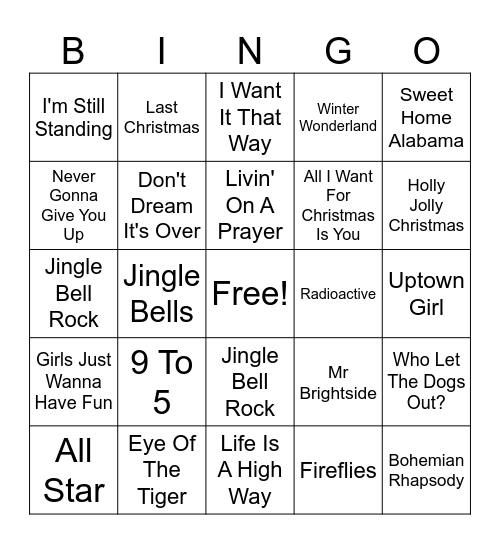 CCPC CHRISTMAS BINGO 2026 Bingo Card