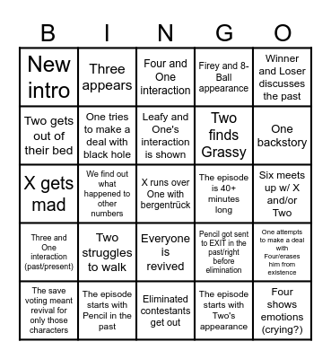 TPOT 20 PREDICTIONS Bingo Card