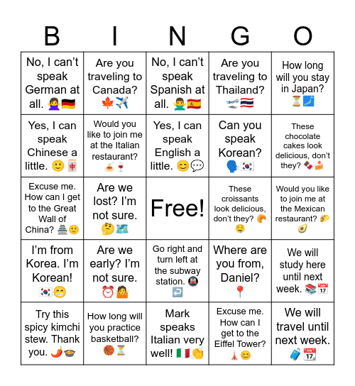 B7 Preview/Review Bingo Card