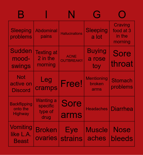 @Cutie's BINGO BOARD!!! :3 Bingo Card
