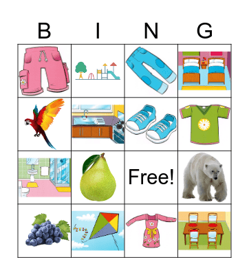 End of Year Review Bingo Card