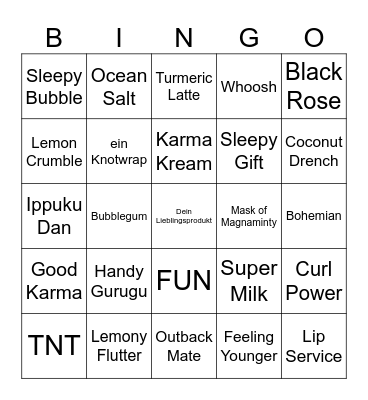 BESTSELLER Bingo Card