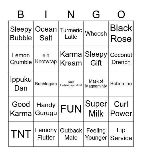 BESTSELLER Bingo Card