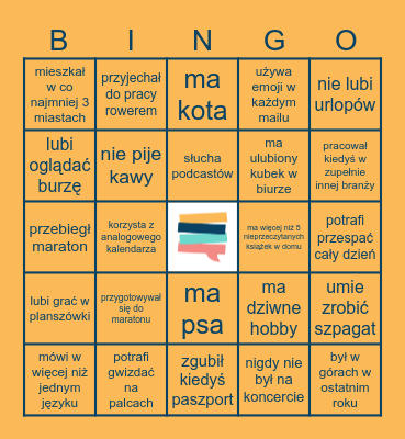 PRACOWNIA GIER SZKOLENIOWYCH Bingo Card