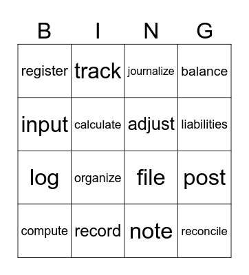 N-1 Bingo Card