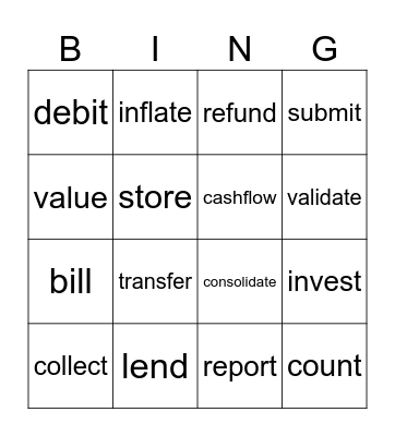 n-10 Bingo Card