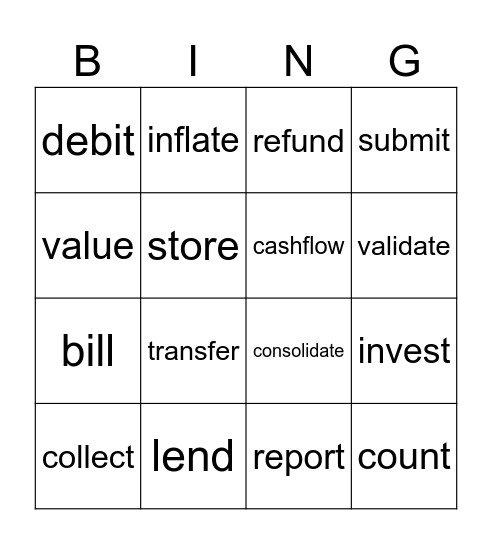n-10 Bingo Card