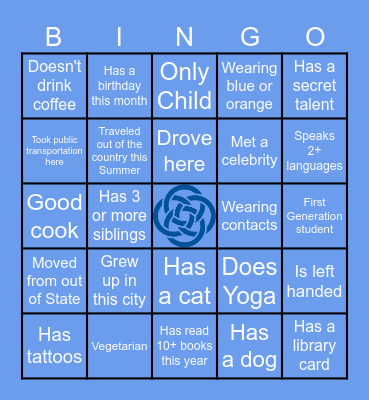 The Chicago School Bingo Card