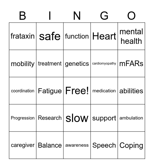 FA BINGO Card