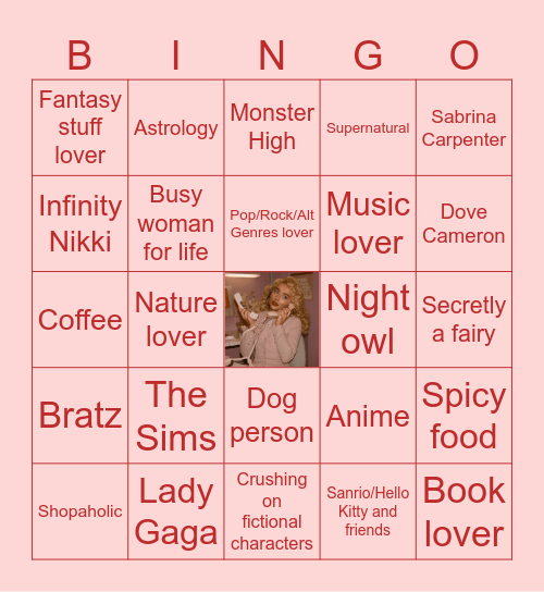 @Moonlight_Brat Bingo Card