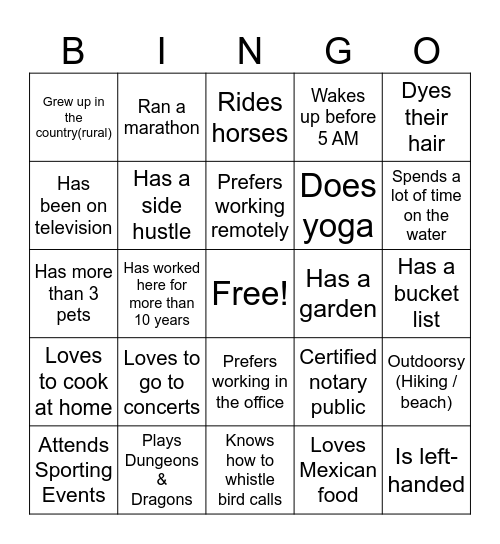 EPMB BINGO Card