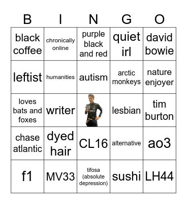 Nari’s Bingo😛 Bingo Card