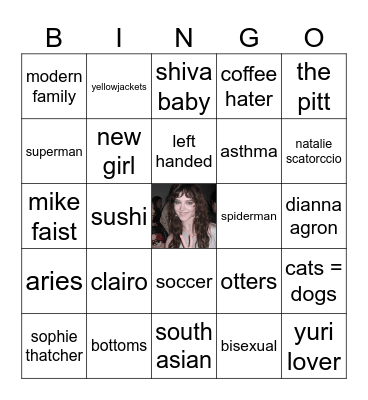 ijbolthatcher bingo Card