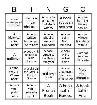 Google Docs Bingo Card