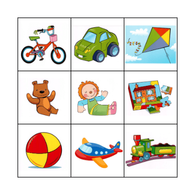 Toys Bingo Card