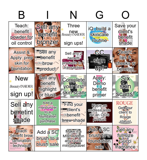 Beauty Advisor Bingo! 💋 Bingo Card