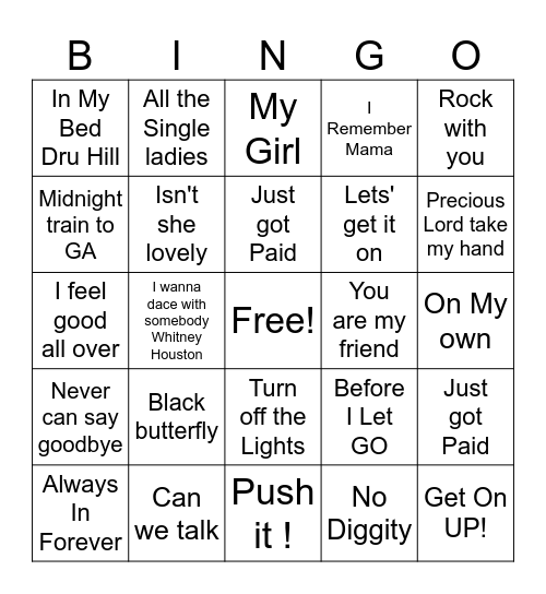 Outer Banks BEATS BINGO Card