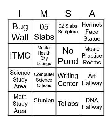 Big Sib Scavenger Hunt!!! Bingo Card